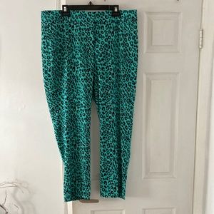 Ann Taylor Size 16 colorful animal print dress pant